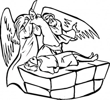 Bible Coloring Sheets on Bible Story Abraham Coloring Pages For Drawing