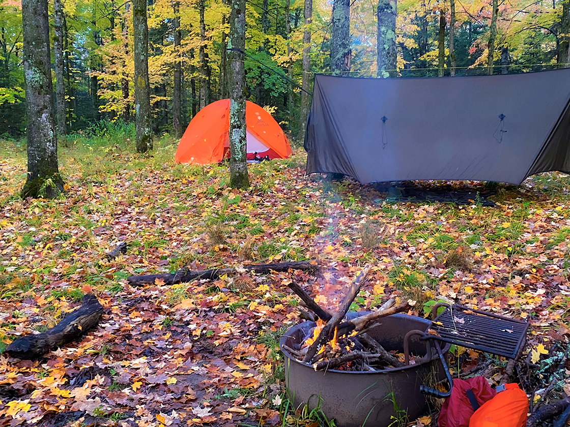 Camping along the North Country Trail