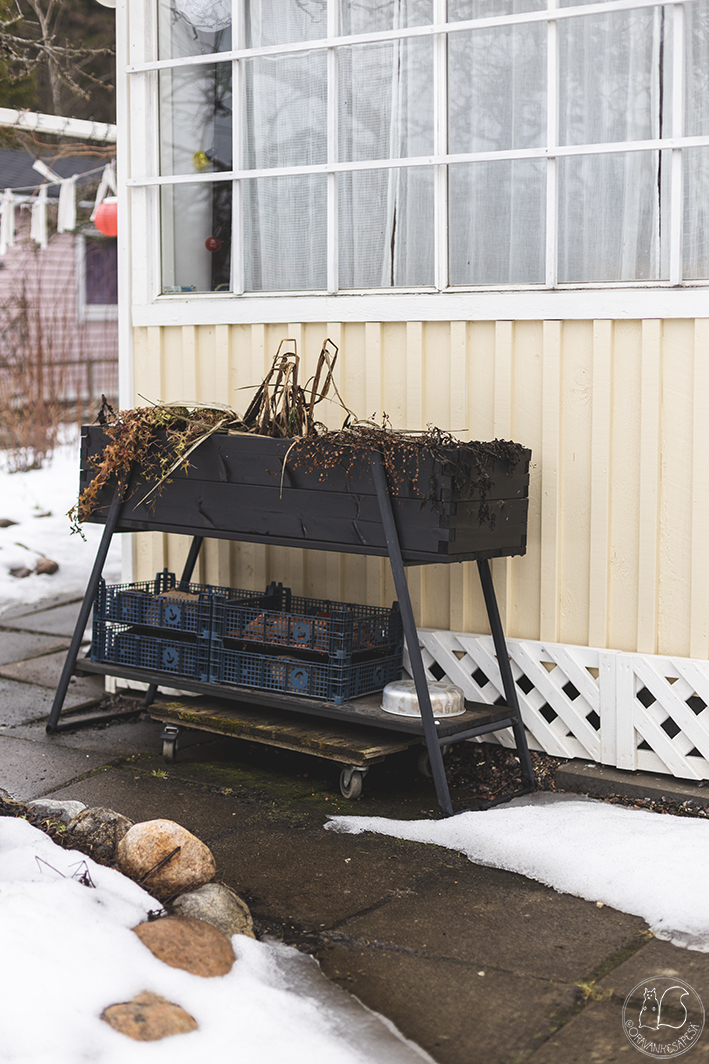 siirtolapuutarha Kekkilä jalallinen viljelylaatikko