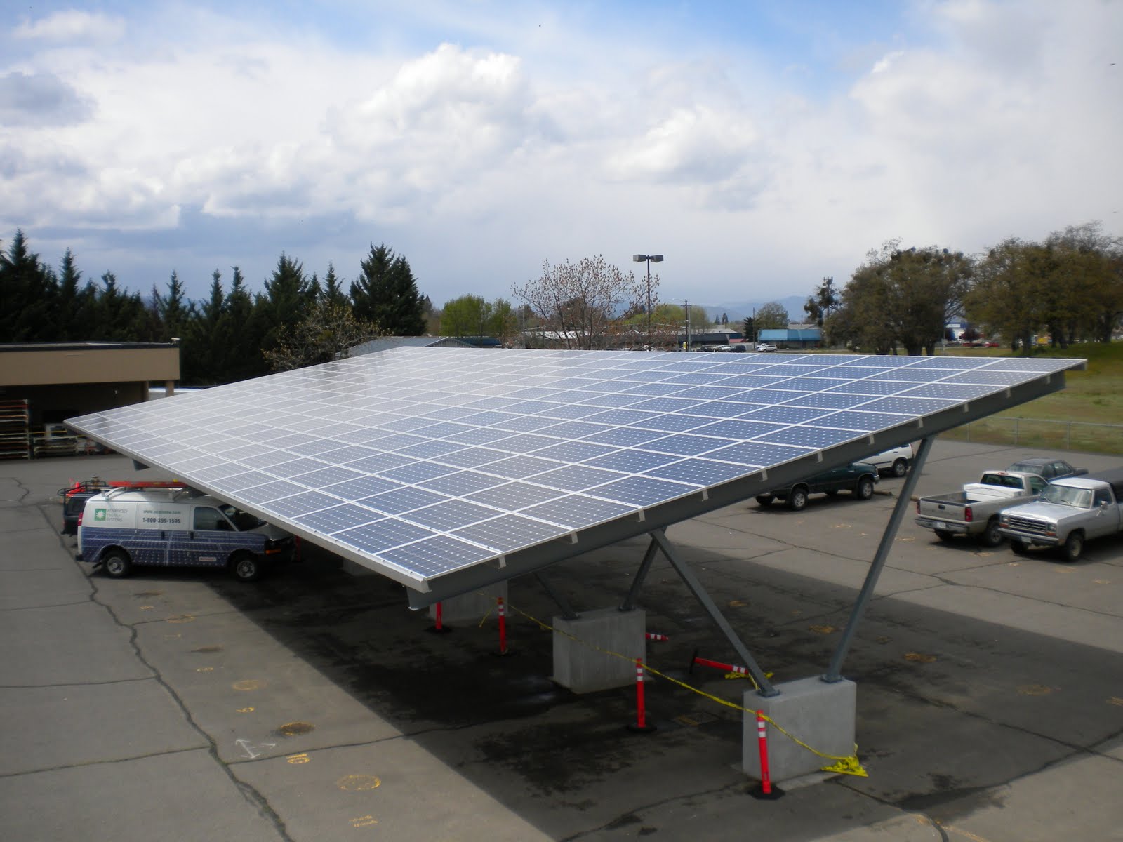 Advanced Energy Systems: Medford Solar Canopy Completed