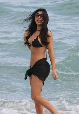 Kim Kardashian on The Beach