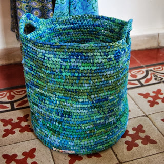 artesanato com sacolas plásticas