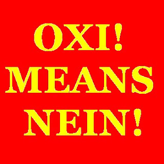 Greek workers general strike oxi nein EU austerity measures