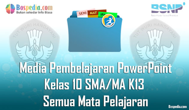 Media Pembelajaran PowerPoint Kelas 10 SMA/MA K13 Semua Mata Pelajaran