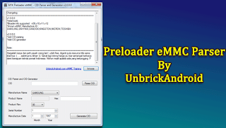 MTK Preloader eMMC Parser v2.0