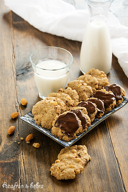 Galletas integrales con almendras