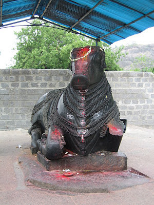 Image of Bull or Nandi at Thousand Pillar Temple Warangal