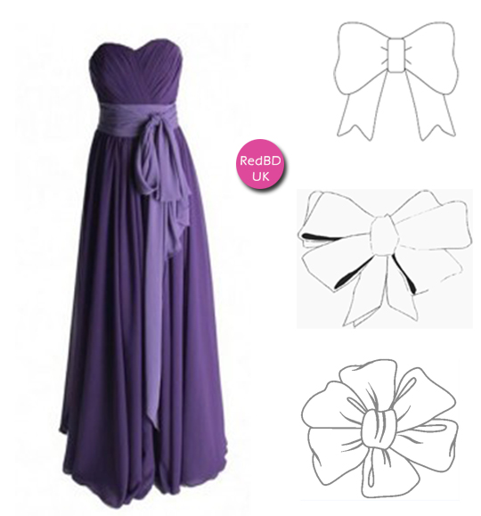 Chiffon Sweetheart Ruched Bodice Long Bridesmaid Dress with Sash