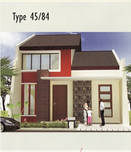 Contoh Desain  Gambar Rumah  Minimalis  Type  45  Dangstars 