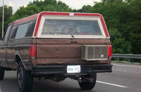 Truck comes complete with an air conditioned bed