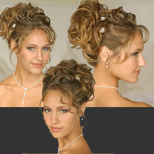 spring hairstyles 2005. Wedding Hairstyle Short Hair Modern updo hairstyle