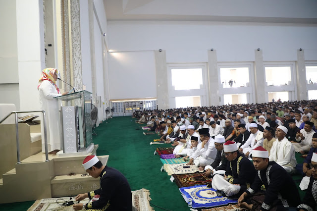 Salat Iduladha 1445 Hijriah, Wagub Marlin : Eratkan Tali Silaturahmi, Berbagi, dan Gapai Takwa