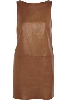Ralph Lauren Black Label, Oriana leather dress