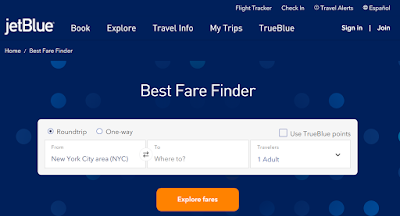 jetBlue Best Fare Finder