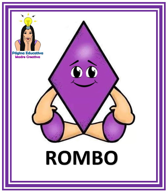 Figura geométrica a color - Rombo