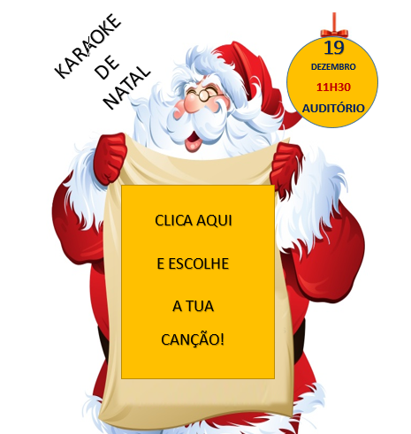  Lista das canções - KARAOKE DE NATAL