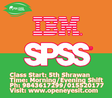 SPSS Training in Kathmandu,Nepal