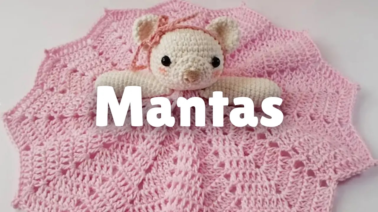 12 Mantas y acogedoras para bebés crochet 👶🏻
