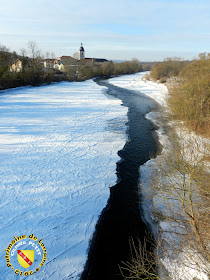 FLAVIGNY-SUR-MOSELLE (54) - Le long de la Moselle....gelée !