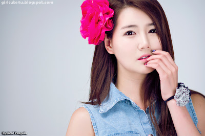 15 Han-Ga-Eun-Denim-Shirt-01-very cute asian girl-girlcute4u.blogspot.com
