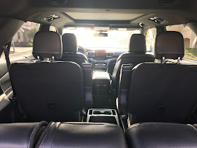Interior view of 2020 Ford Explorer Limited Hybrid