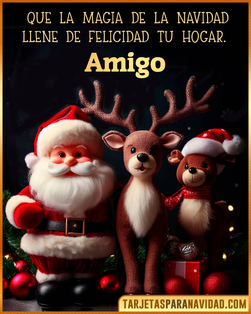 Feliz navidad para mi Amigo