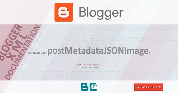 Blogger - postMetadataJSONImage [Blog GV2]