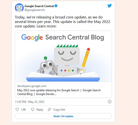 Tentang Algoritma Broad Core Mei 2022|Mengenal Tentang Google Core Update Mei 2022