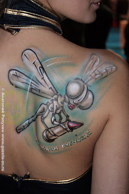 crazy dragonfly tattoo