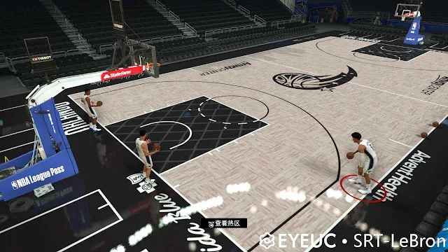 NBA 2K23 Orlando Magic City Edition Court