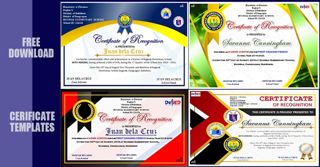 Deped Cert Of Recognition Template Templates Of Brigada Eskwela 2019 Certificate Of Participation Appreciation You Can Edit The Text And Add A Logo And Or Image Jsnfiv