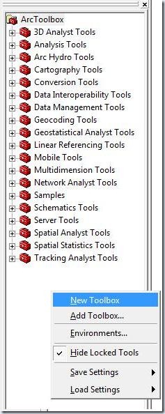 F1. barra de herramientas ArcToolbox