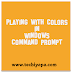 How to change font & background color in windows cmd