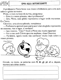 ATIVIDADES DE PORTUGUÊS PARA 3° ANO GRAMÁTICA INFANTIL