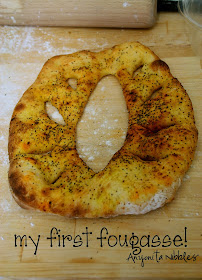 My fougasse! Made at Loaf Cookery School in Stirchley Birmingham