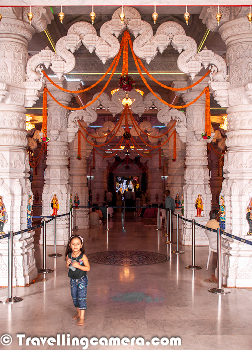 Glittering Interiors of Prem Mandir at Vrindavan, Uttar Pradesh ...
