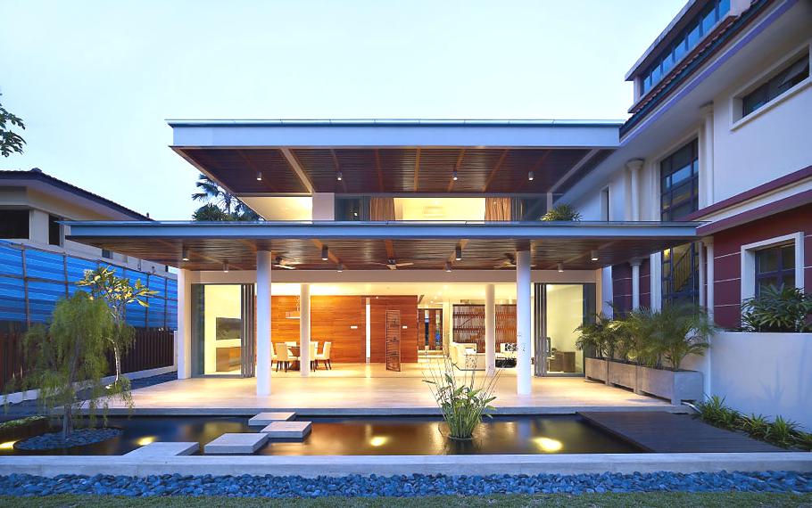 Home design latest: Singapore modern homes exterior designs.