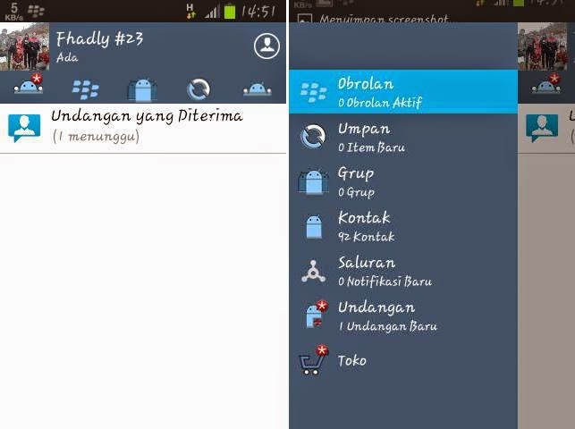 BBM Mod untuk Android bagian 4 (Versi 2.5.0.32)