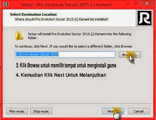 Proses Install Game PES 2015