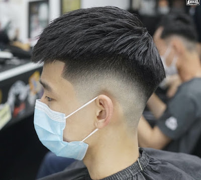 Drop fade haircut