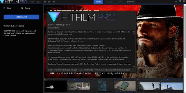 Phần mềm HitFilm Express 2018