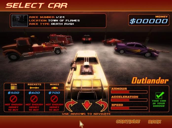 Deadly Race carros velozes game