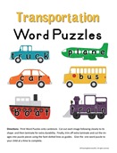 Transportation Word Puzzles-Image