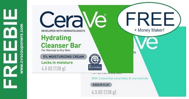 FREE CeraVe Cleansing Bar Soap at CVS