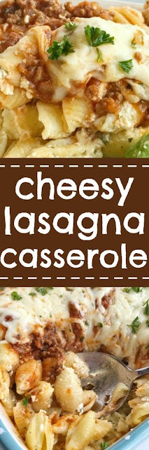 CHEESY LASAGNA CASSEROLE