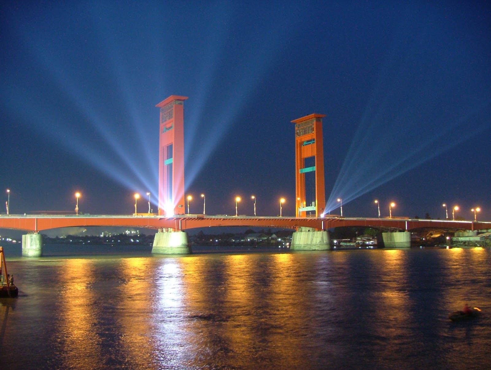  Pemandangan  Kota Palembang Indonesia Betara