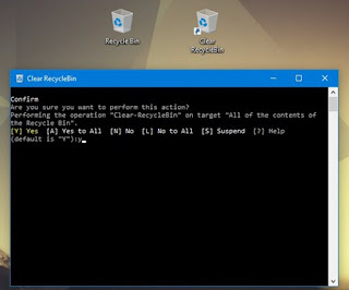 Cara Menghapus Isi Recycle Bin Dengan Sekali Klik