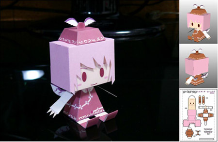 Touhou Project Graphig Mystia Paper Toy