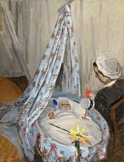Jean Monet in the Cradle, 1867.