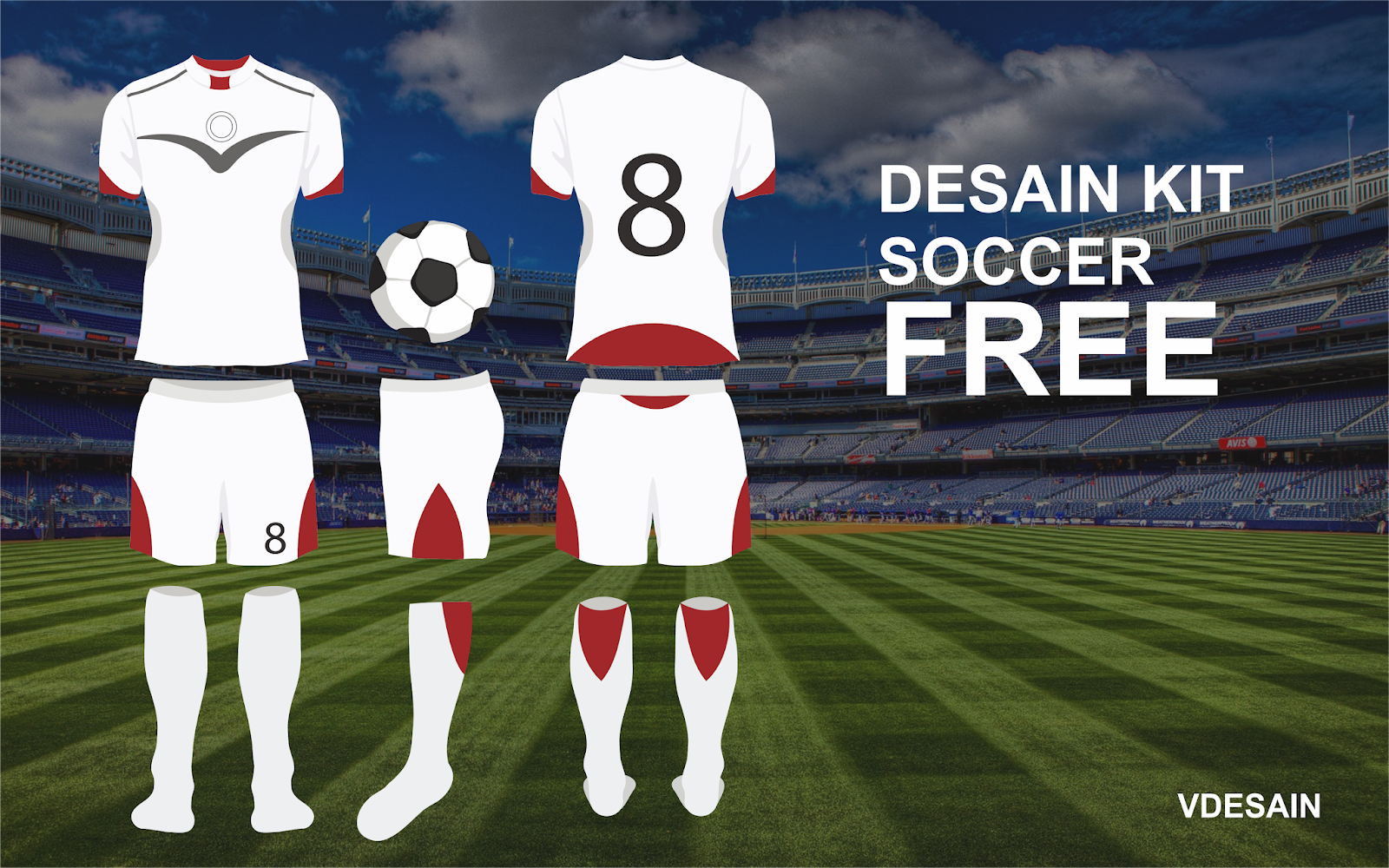  Desain  Jersey  Kit Football Format  CorelDRAW  2021 Free 